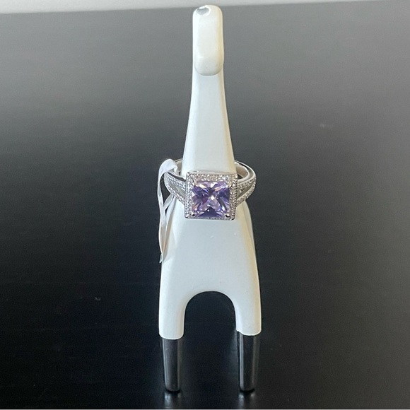 BP Lavender CZ Sterling Ring (RBP 2141) - Picture 11 of 12